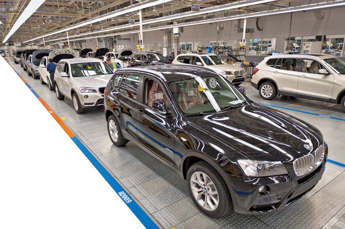 Bmw x3 factory south carolina #6