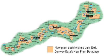New plant activity along the Ohio River