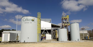 Celunol's sugarcane bagasse processing facility