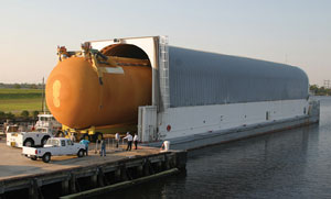 Space Shuttle external tank seagoing transport Liberty Star