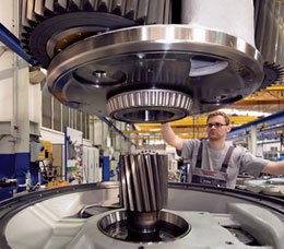 Bosch's wind turbine gear facility