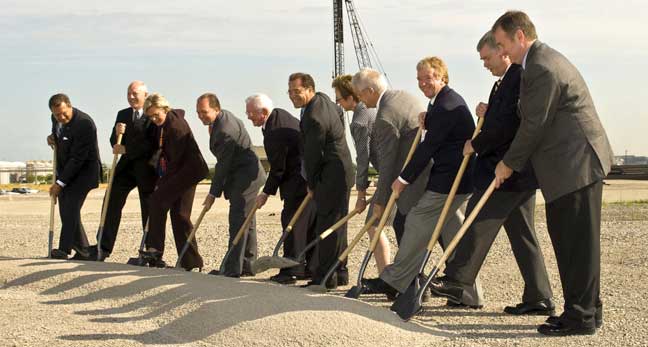 BASF groundbreaking at Wyandotte