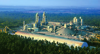 Holcim Apasco's cement plant in Tecoman