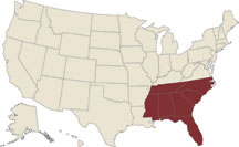 Southeast states