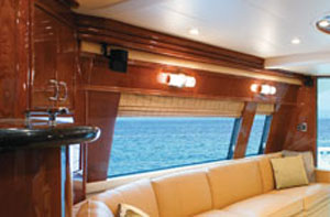 Carver's Marquis yacht interior