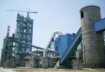 Heidelberg Cement plant in Jingyang, China
