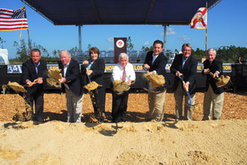 Panama City officials hold airport groundbreaking