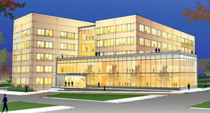 Rendering of Merkle's new headquarters