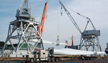 Port of Duluth-Superior is a hub for the wind energy sector