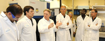 Sanofi-Aventis lab tour