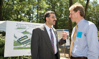 Rakesh Kapoor of Northboro Research & Development and Bill Aelerud of AJ Martini