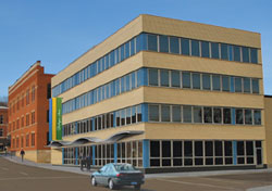 WS Live's move into the newly renovated Interstate Power Company Building in downtown Dubuque was an important step in the sequence of events that brought IBM to town.