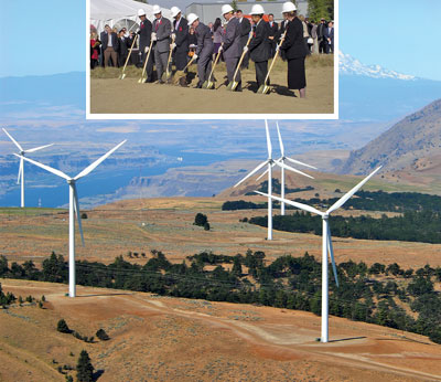 October groundbreaking for SANYO Solar, wind turbines in southern Washington