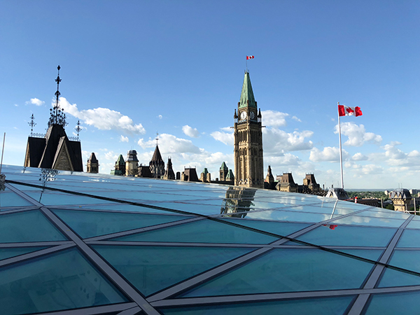 OttawaPeaceTowerFromWestBlockRoof 