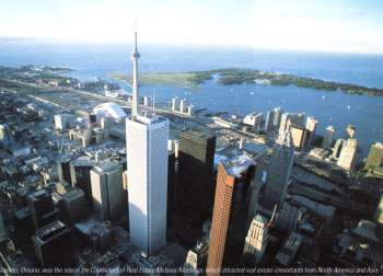 Toronto, Ontario was the site of the Counselors of Real Estate Meetings