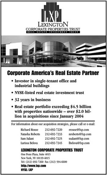 Lexington Corporate Properties Trust