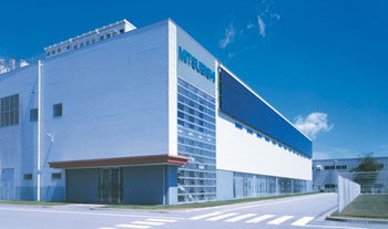 Mitsubishi Electric's solar power equipment factory in Nagano