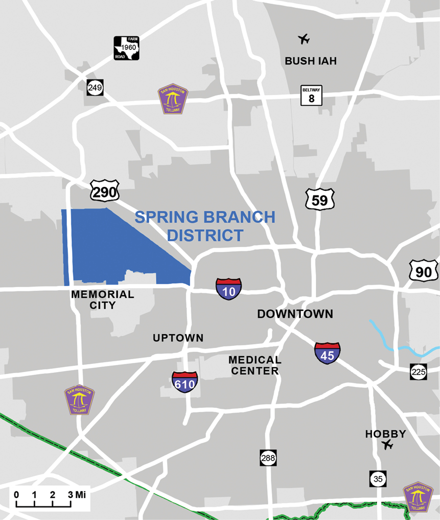 Map Of Spring Branch … - Gilly Justina