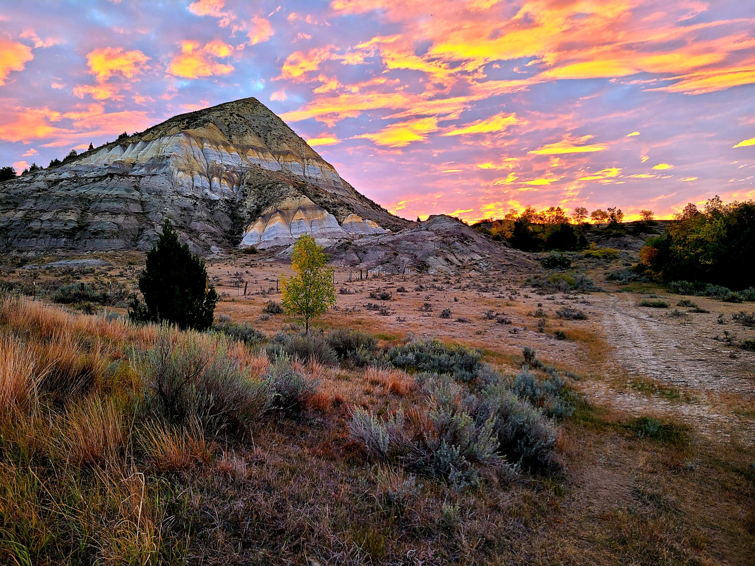 Little Missouri National Grassland is indicative of the scenic sweeping landscape of North Dakota. Photo courtesy of North Dakota Tourism