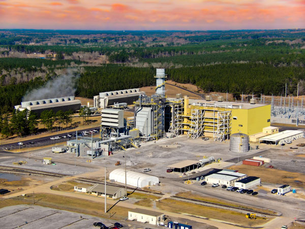 Cooperative Energy’s original 1978 coal-fired power plant in Purvis