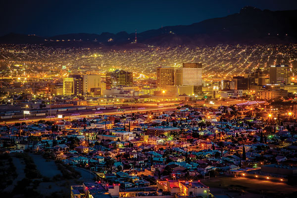 El Paso at night