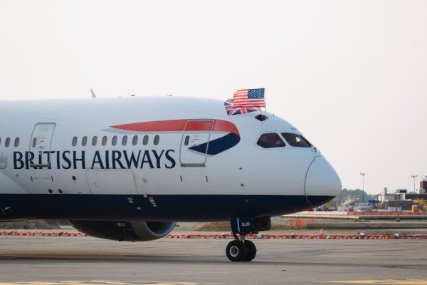 British Airways’ inaugural flight