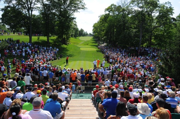 Memorial Golf Tournament at Muirfi eld Village Golf Club in Dublin