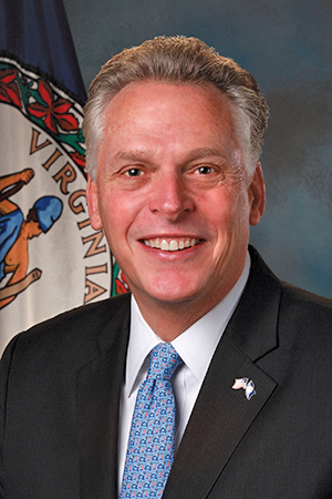 Virginia Governor Terry McAuliffe