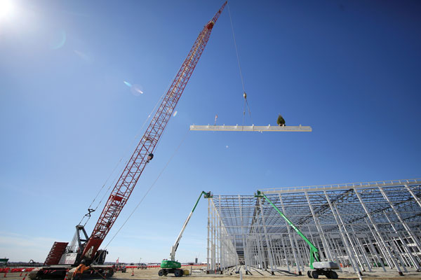 EV battery production facility being constructed near Jeffersonville, Ohio