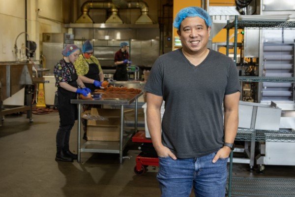 Michael Pan, founder and CEO of Pan’s Mushroom Jerky