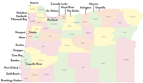 Ports Map