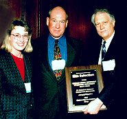 Robyn Bailey (left) and Larry Rosenstrauch (center), Director, Loudoun County VA