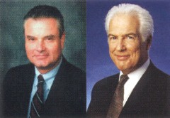 Boeing CAO John Warner (left), Paul O'Connor