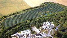 Solar power station near Espenhain, Germany.