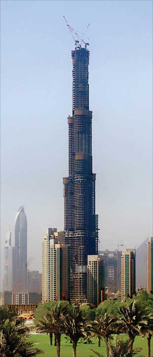 Burj Dubai skyscraper