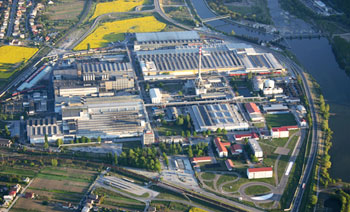 Continental tire facility in Puchov, Slovakia