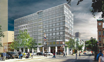 Rendering of Beenox's new building