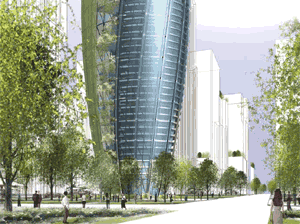 Proposed skyscraper in Abu Dhabi