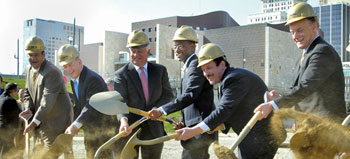 Groundbreaking for The Banks in Cincinnati