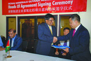 Bosai agreement with Guyana