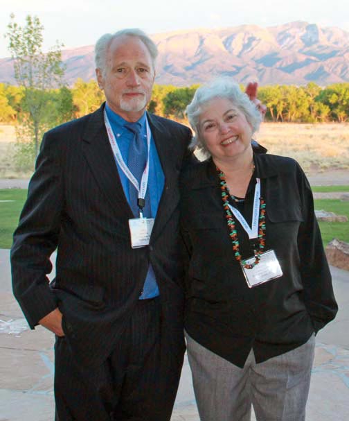 Jack and Laura Lyne share a playful moment at the Spring 2011 IAMC Professional Forum in Albuquerque, N.M.