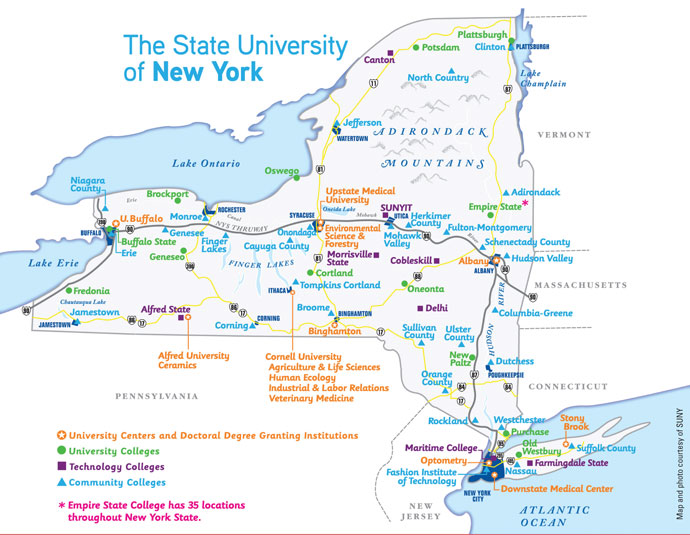 SUNY map