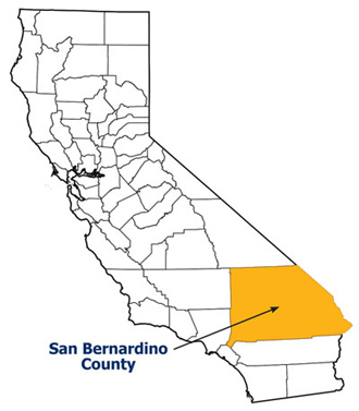 San Bernardino Map