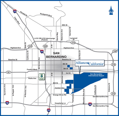 Alliance Calif Locator Map