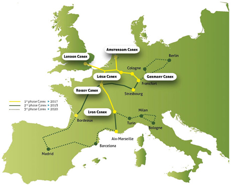 Eurocarex Map