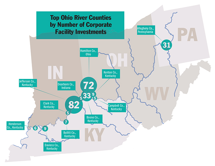 Ohio River Counties Project Map