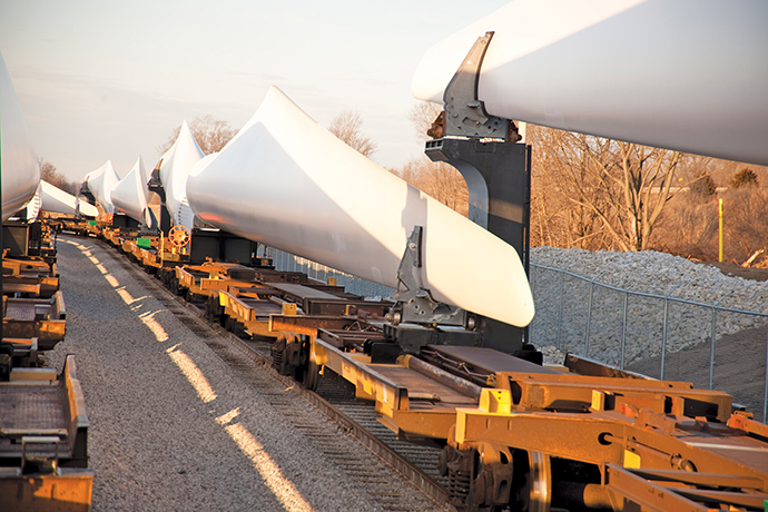 Siemens Rail Wind Turbine Blades