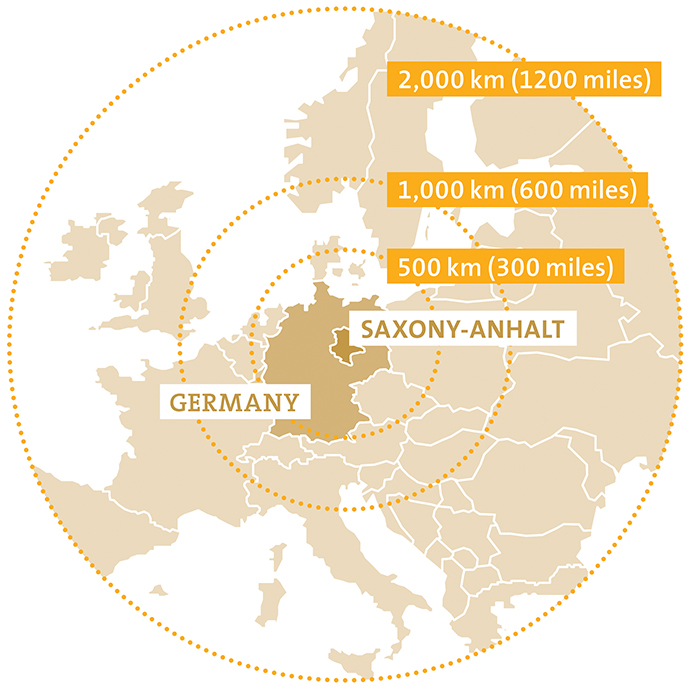 Karte Europe English