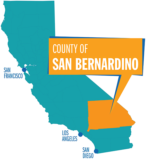 San Bernardino County Map