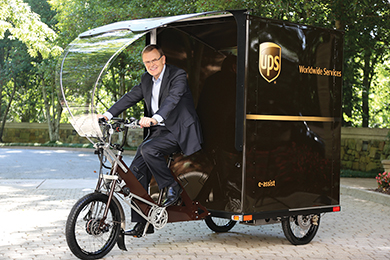 UPS E-Bike David Abney